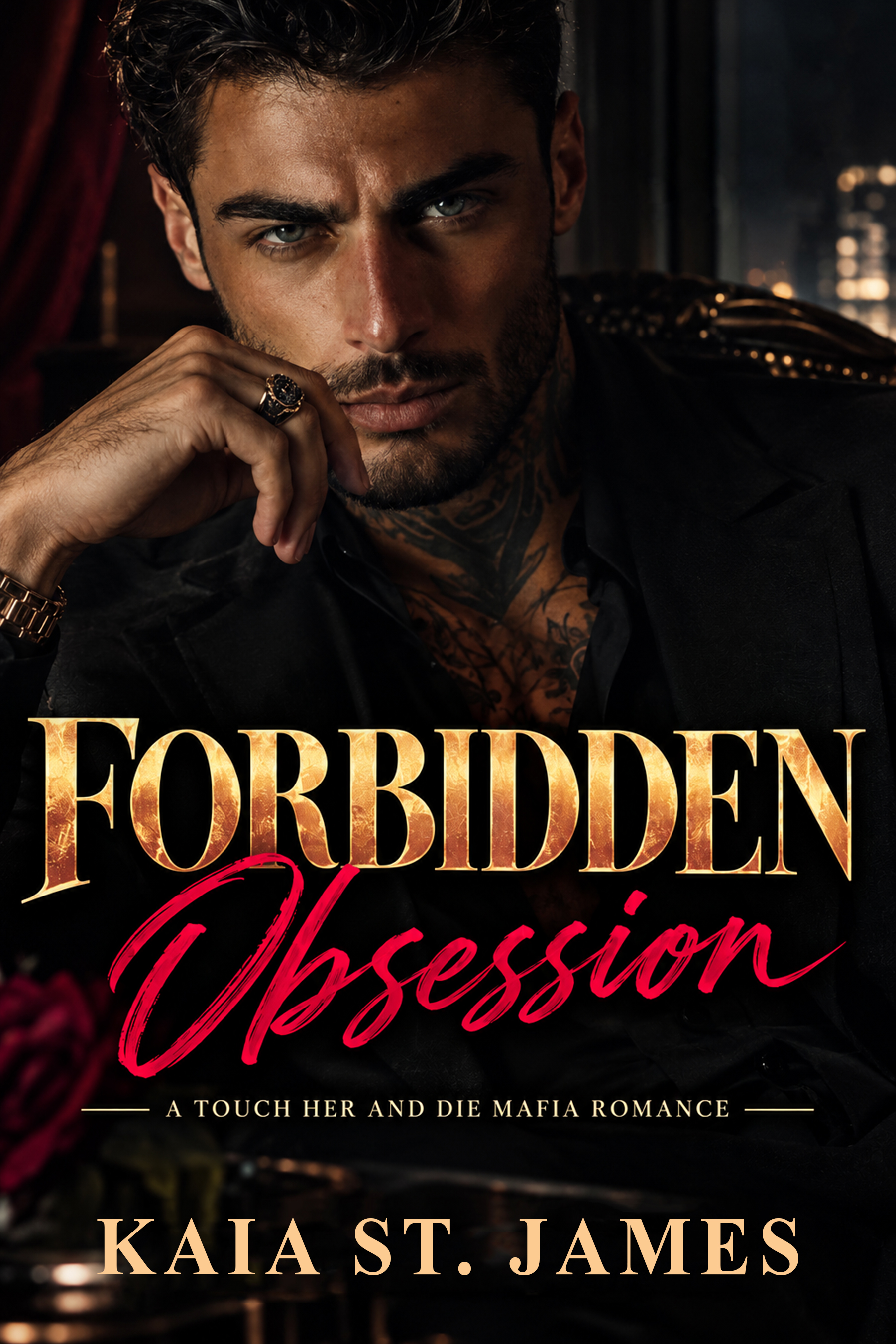 Final cover of Forbidden Obsession by Kaia St. James